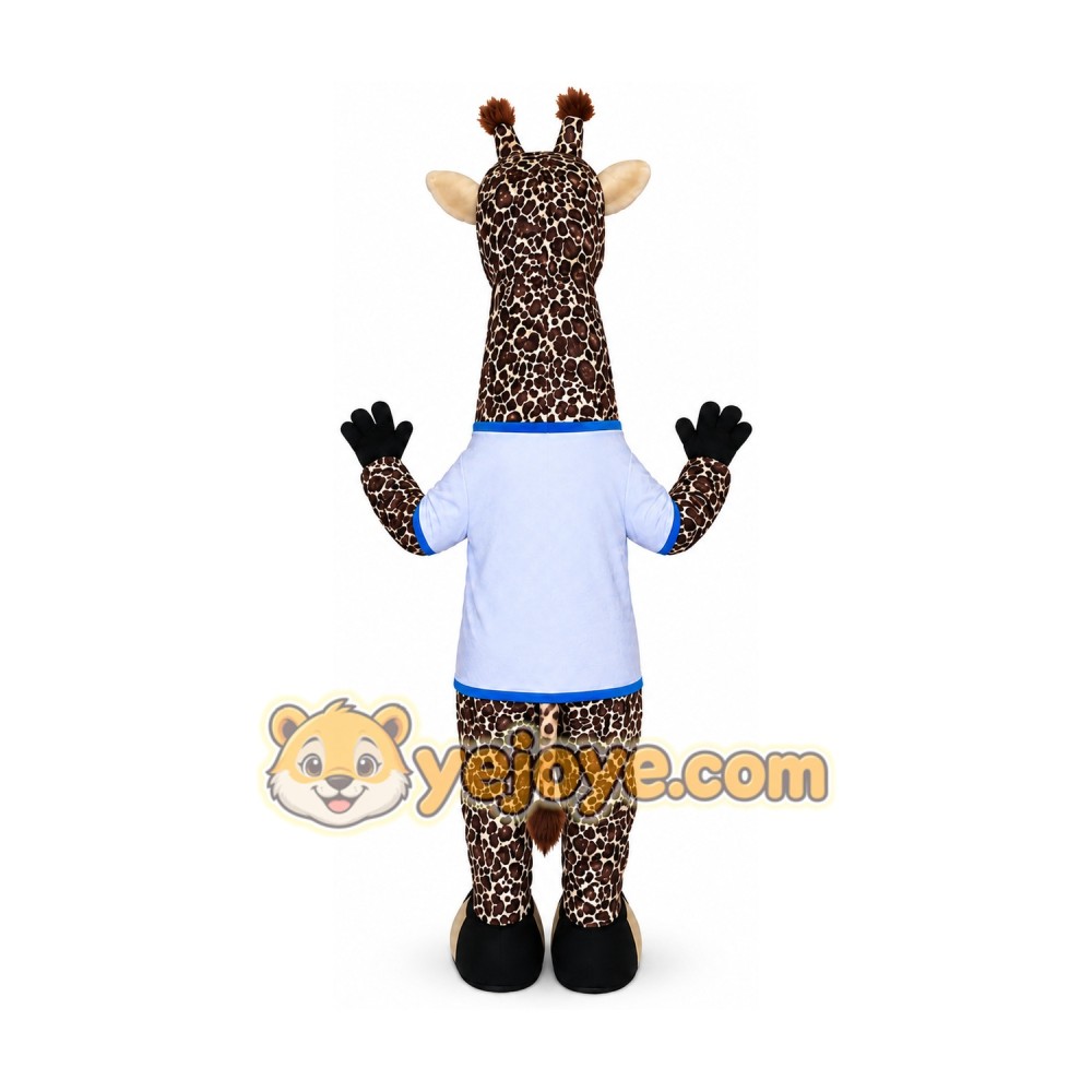 Giraffe Mascot Costume for Adults Custom Logo Party Character Suit Giraffe Mascot Costume for Adults Custom Logo Party Character Suit