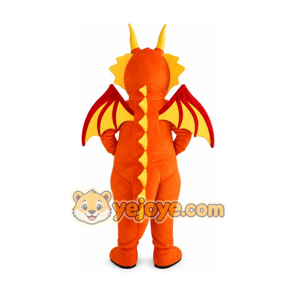 Dragon Mascot Costume for Adults Custom Logo Party Character Suit