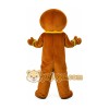 Gingerbread Man Mascot Costume for Adults Custom Logo Party Character Suit
