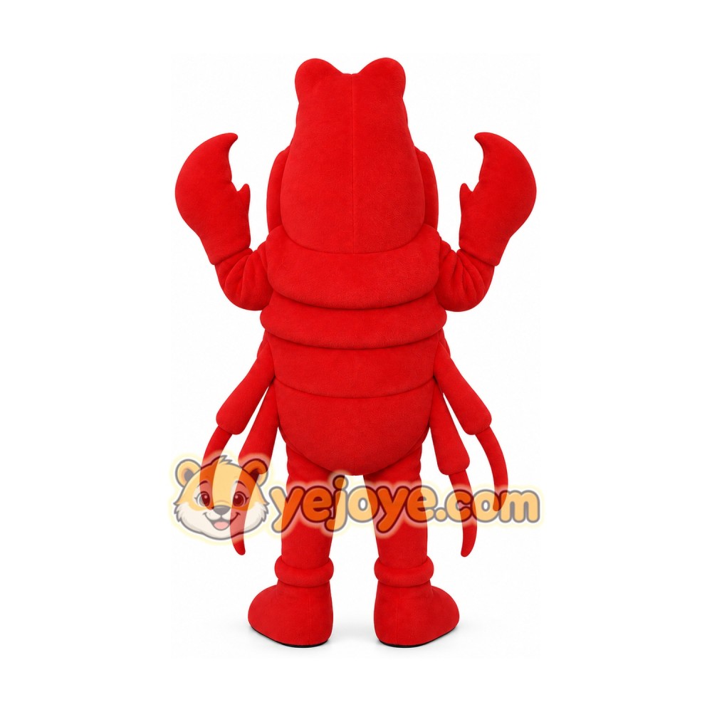 Lobster Mascot Costume for Adults Custom Logo Party Character Suit