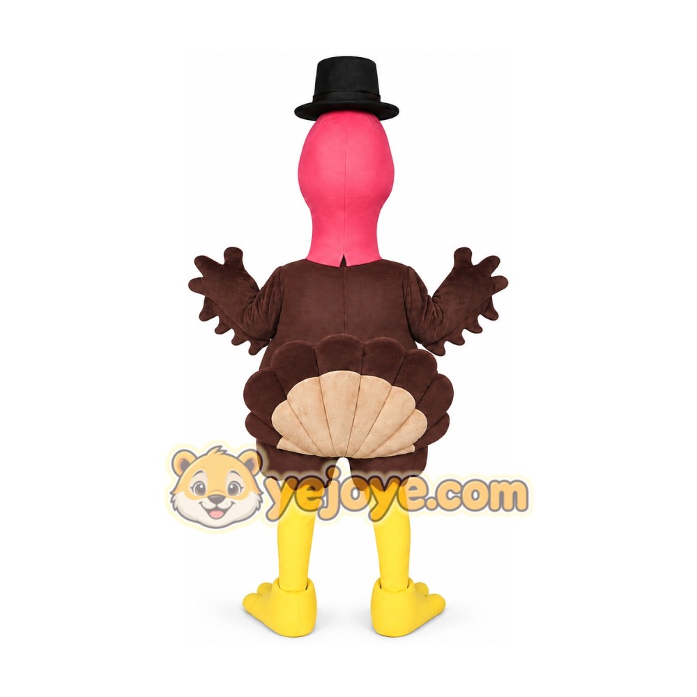 Turkey Mascot Costume for Adults Custom Logo Party Character Suit Turkey Mascot Costume for Adults Custom Logo Party Character Suit