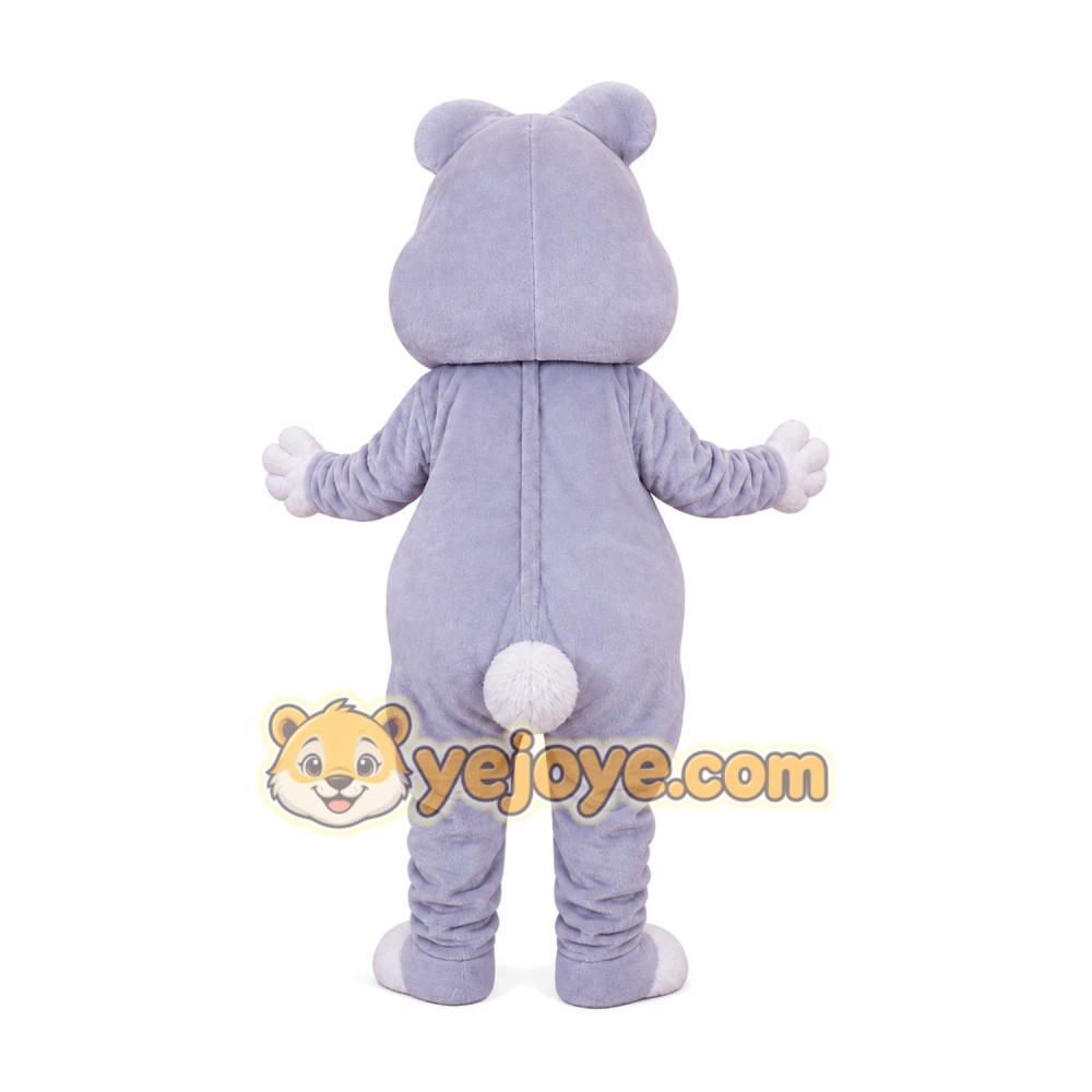 Purple Rabbit Mascot Costume for Adults Custom Logo Party Character Suit
