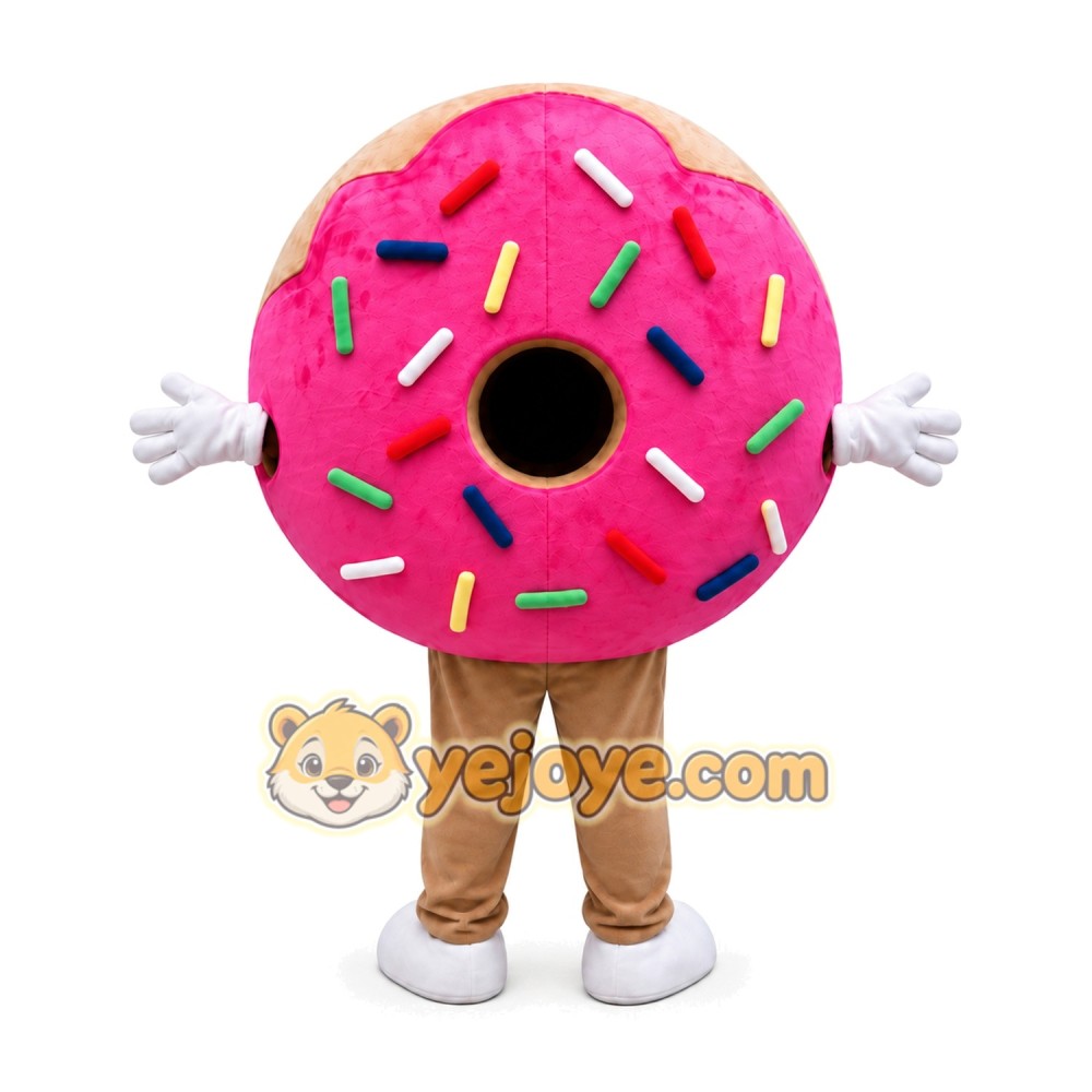 Donut Mascot Costume for Adults Custom Logo Party Character Suit Donut Mascot Costume for Adults Custom Logo Party Character Suit