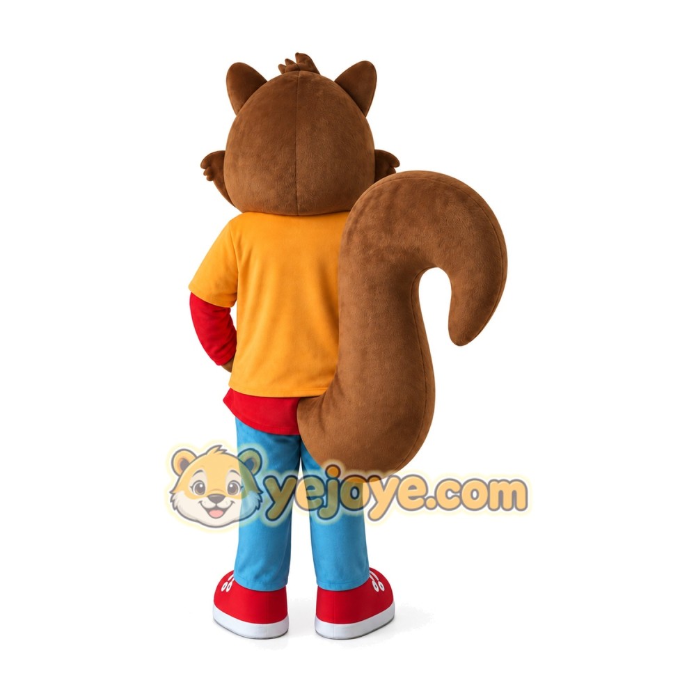 Squirrel Mascot Costume for Adults Custom Logo Party Character Suit