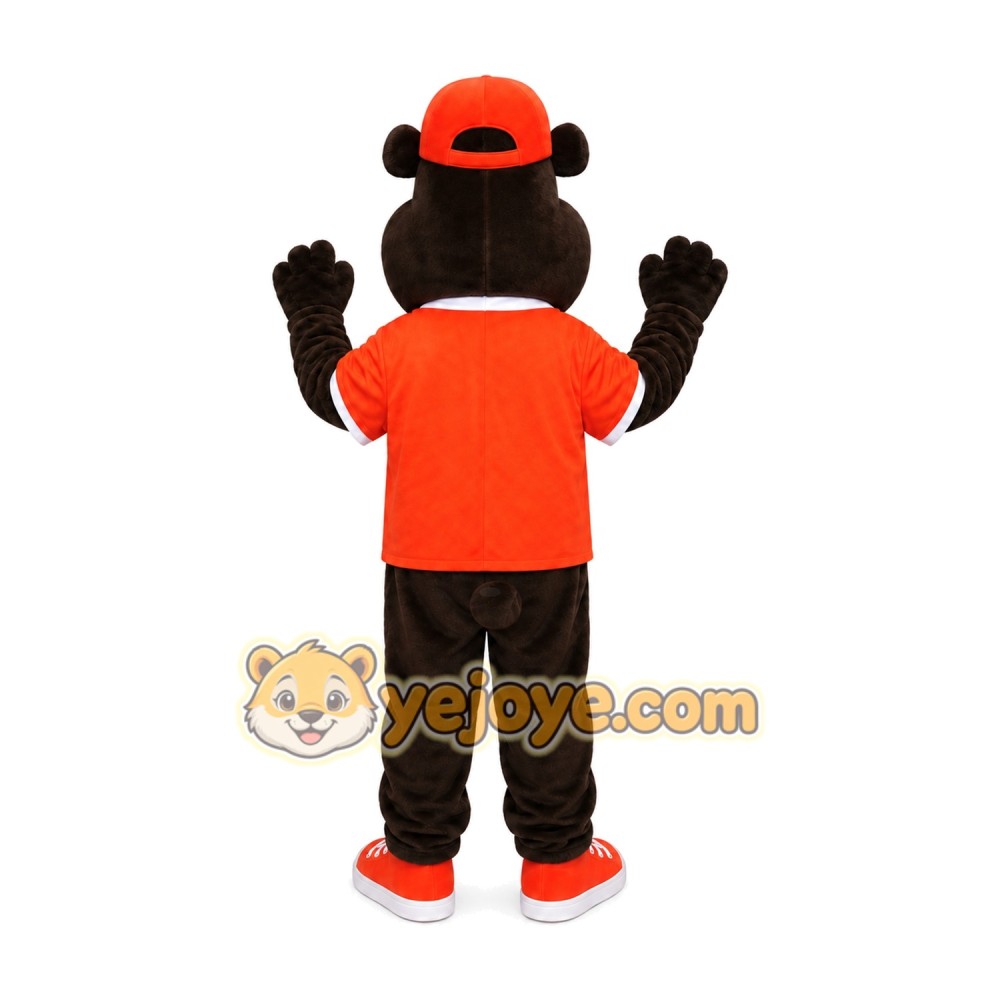 Bear Mascot Costume for Adults Custom Logo Party Character Suit