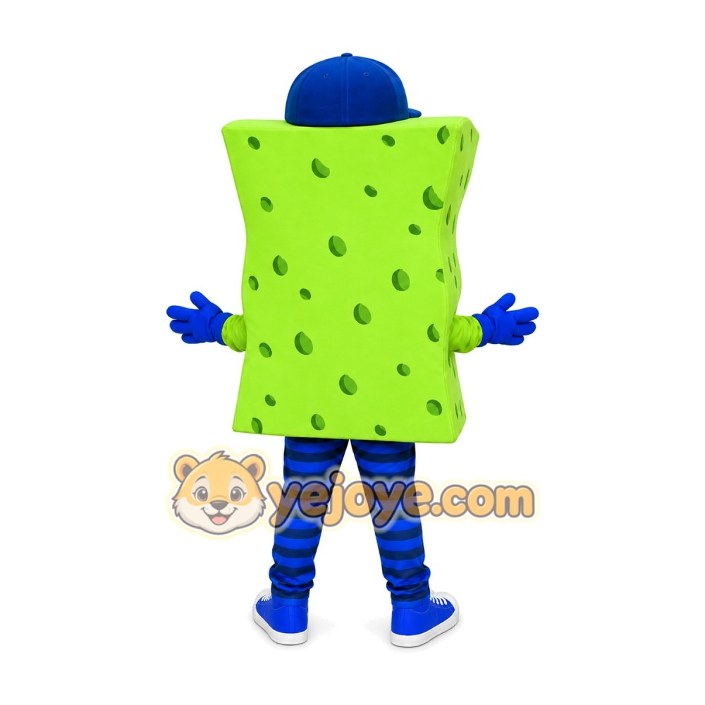 Sponge Mascot Costume for Adults Custom Logo Party Character Suit Sponge Mascot Costume for Adults Custom Logo Party Character Suit