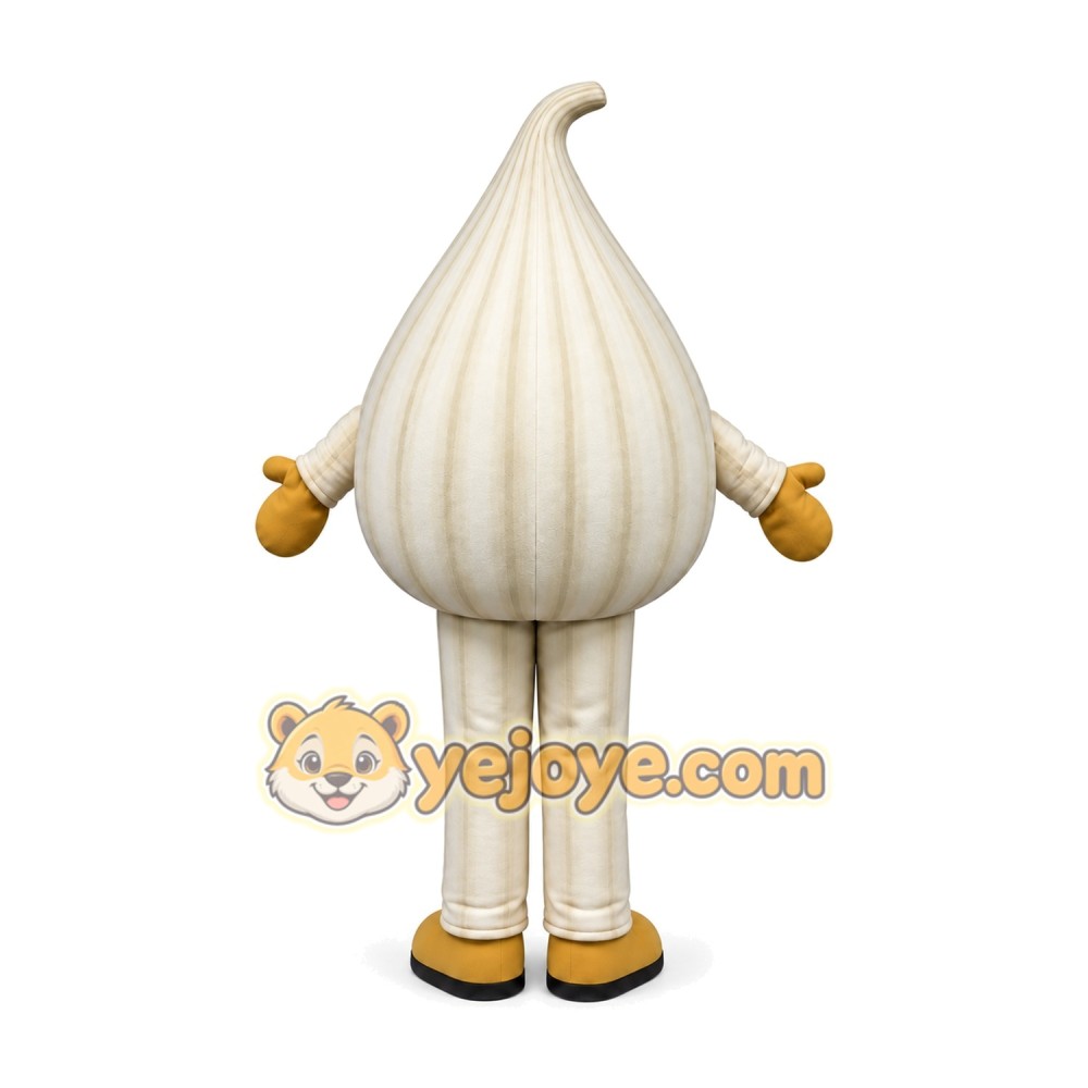 Garlic Mascot Costume for Adults Custom Logo Party Character Suit