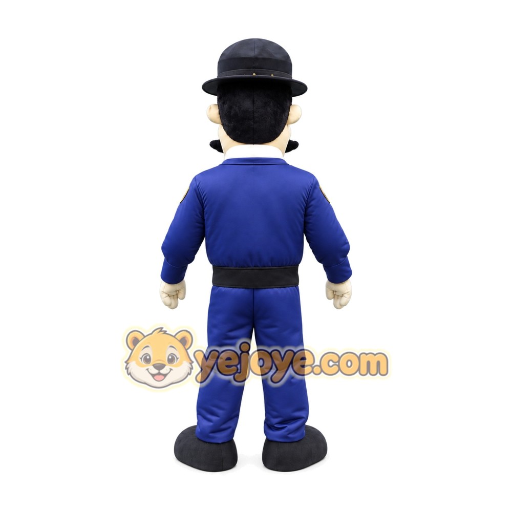 Police Officer Mascot Costume for Adults Custom Logo Party Character Suit