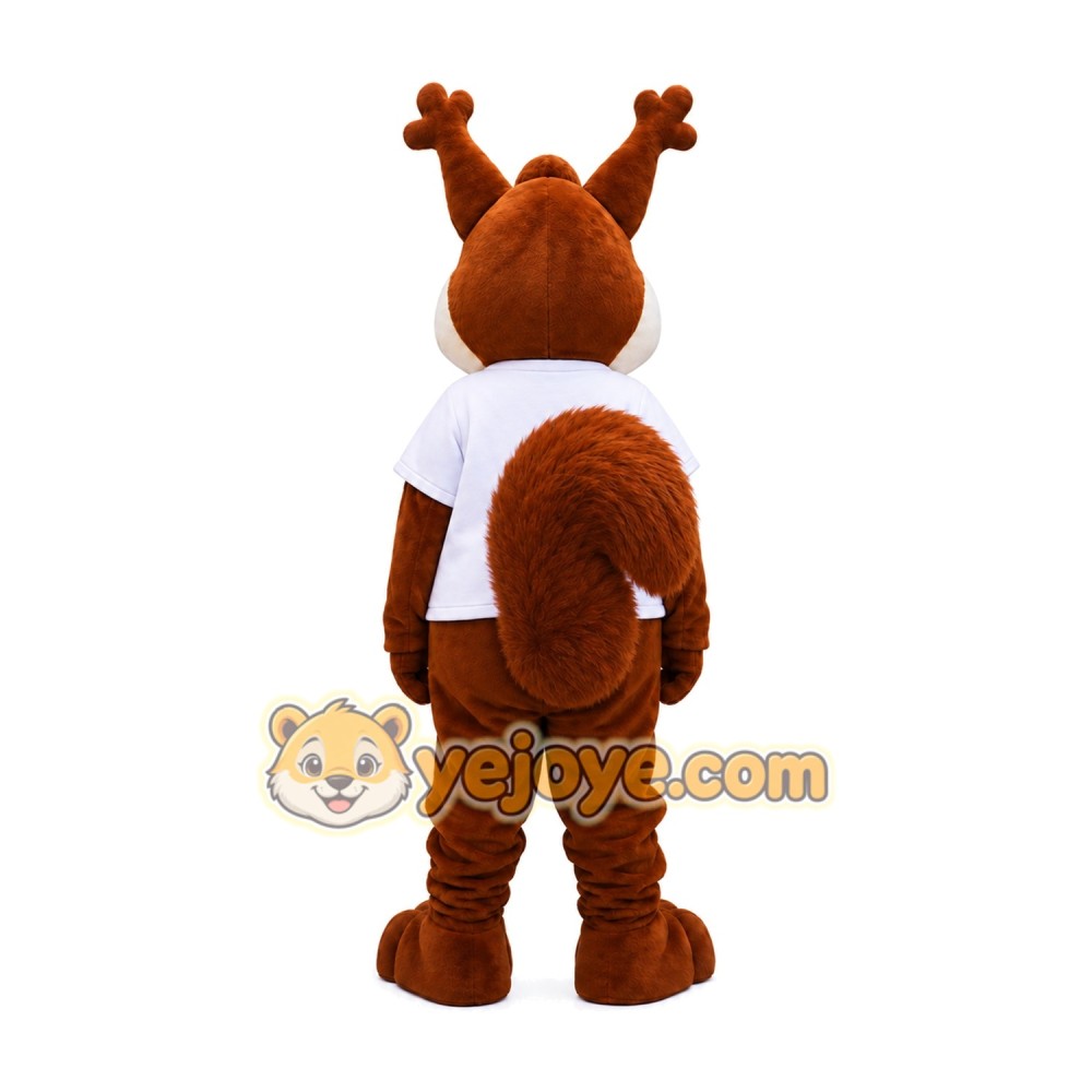 Squirrel Mascot Costume for Adults Custom Logo Party Character Suit