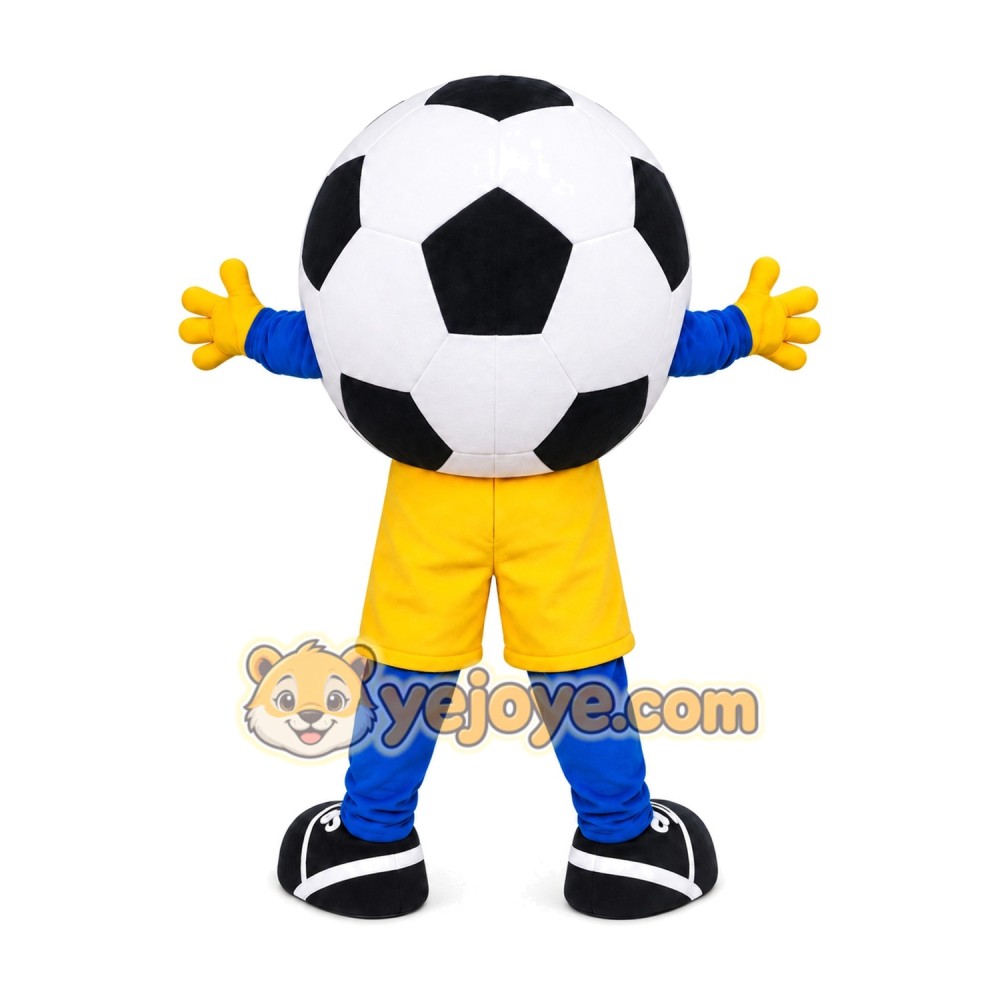 Soccer Ball Mascot Costume for Adults Custom Logo Party Character Suit Soccer Ball Mascot Costume for Adults Custom Logo Party Character Suit