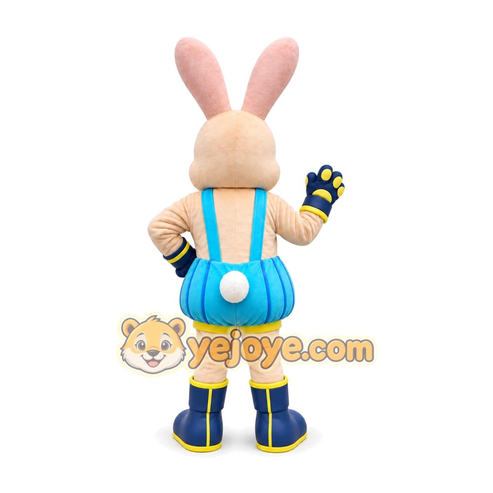 Rabbit Mascot Costume for Adults Custom Logo Party Character Suit
