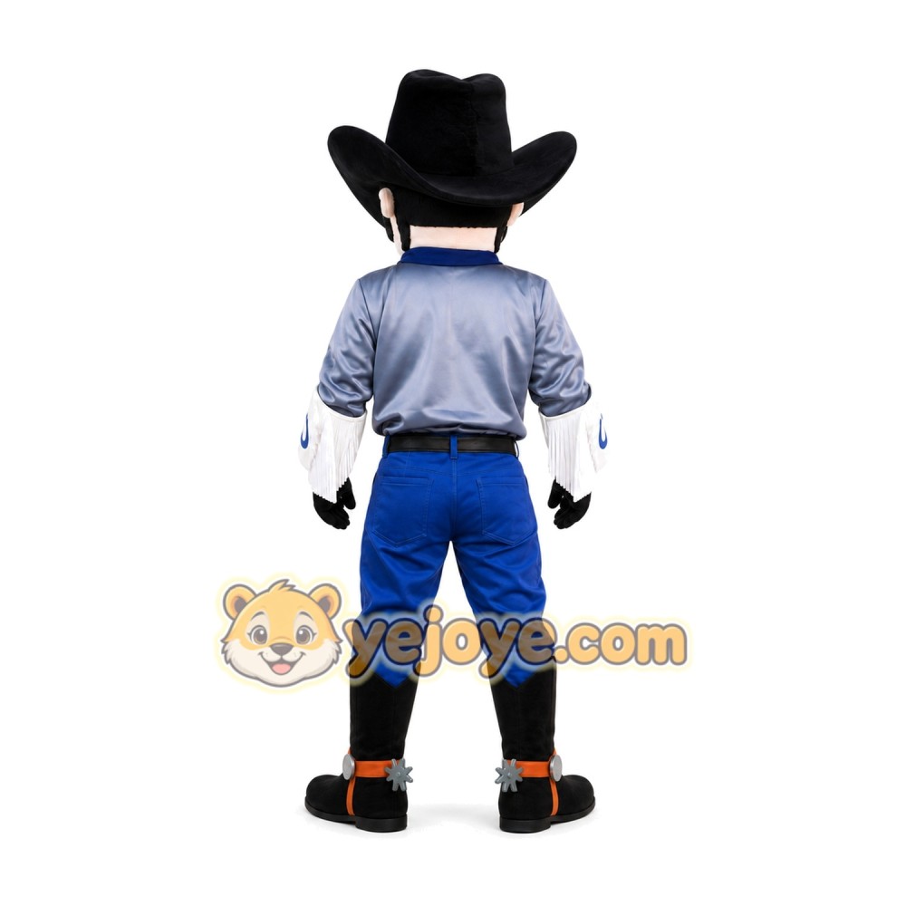 Cowboy Mascot Costume for Adults Custom Logo Party Character Suit