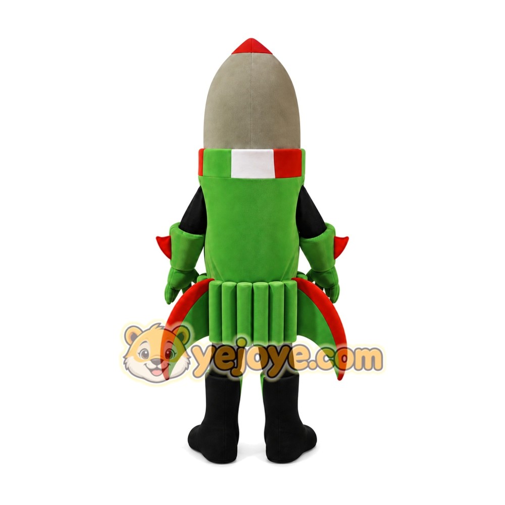 Rocket Mascot Costume for Adults Custom Logo Party Character Suit Rocket Mascot Costume for Adults Custom Logo Party Character Suit
