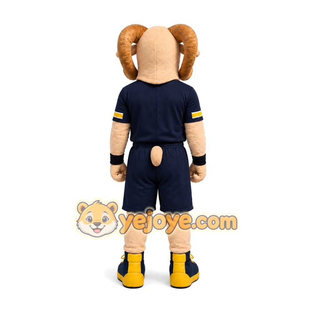 Ram Mascot Costume for Adults Custom Logo Party Character Suit
