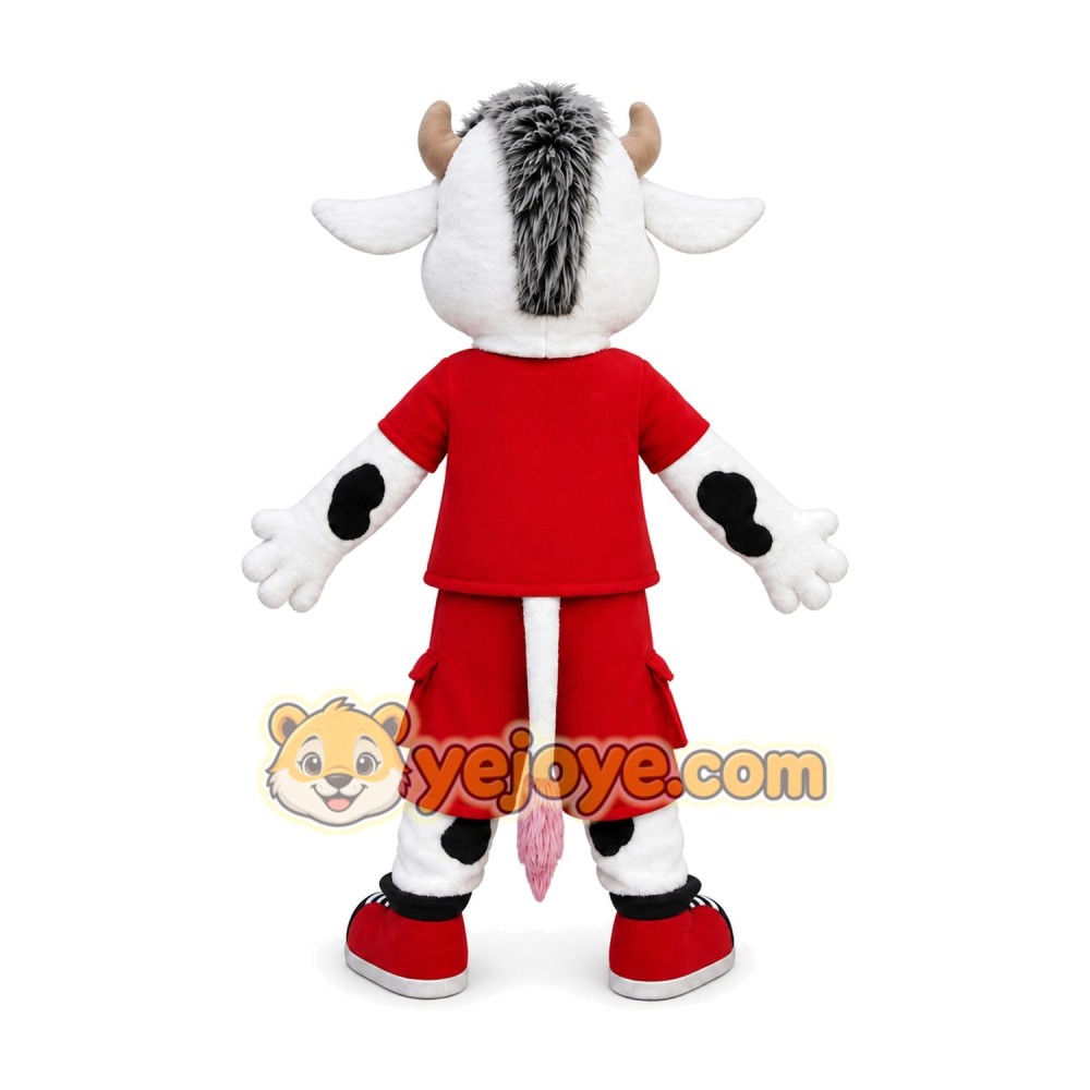 Cow Mascot Costume for Adults Custom Logo Party Character Suit