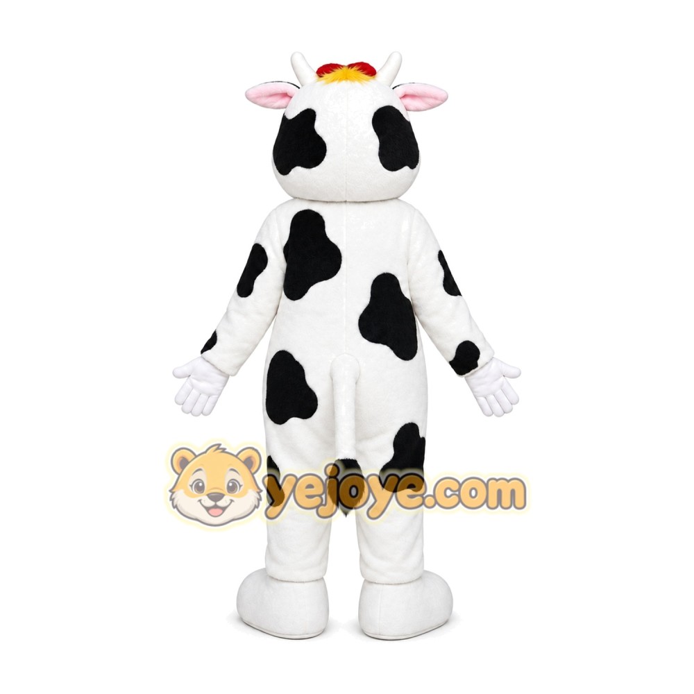 Cow Mascot Costume for Adults Custom Logo Party Character Suit