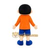 Boy Mascot Costume for Adults Custom Logo Party Character Suit