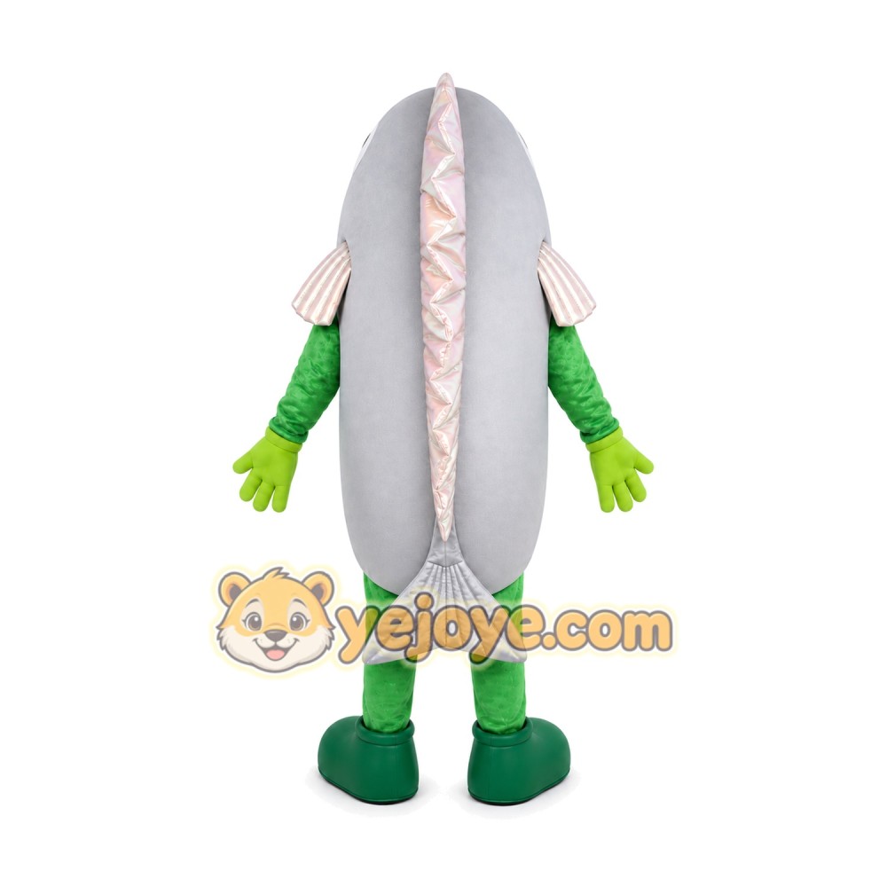Fish Mascot Costume for Adults Custom Logo Party Character Suit