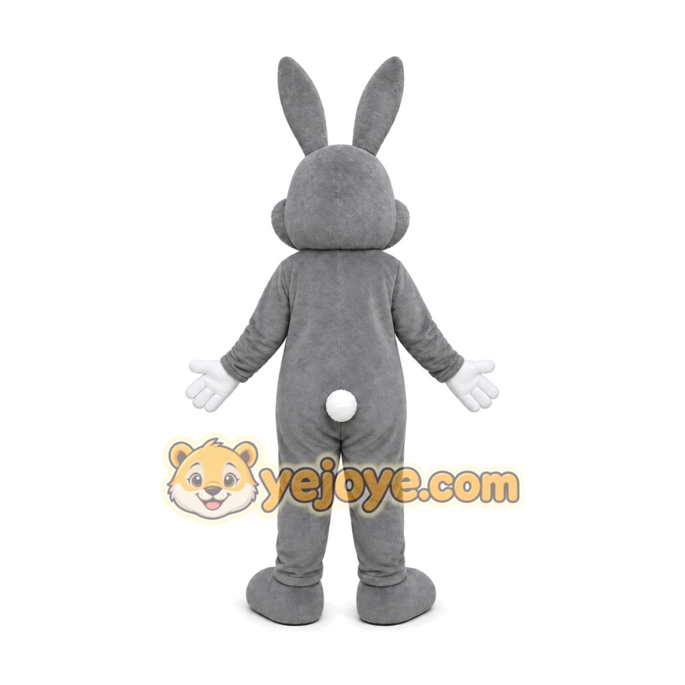 Rabbit Mascot Costume for Adults Custom Logo Party Character Suit