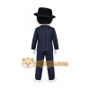 Cartoon Man in Black Suit Mascot Costume for Adults Custom Logo Party Character Suit Cartoon Man in Black Suit Mascot Costume for Adults Custom Logo Party Character Suit