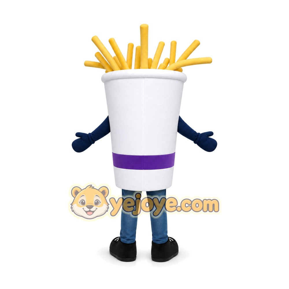 Fries Mascot Costume for Adults Custom Logo Party Character Suit Fries Mascot Costume for Adults Custom Logo Party Character Suit