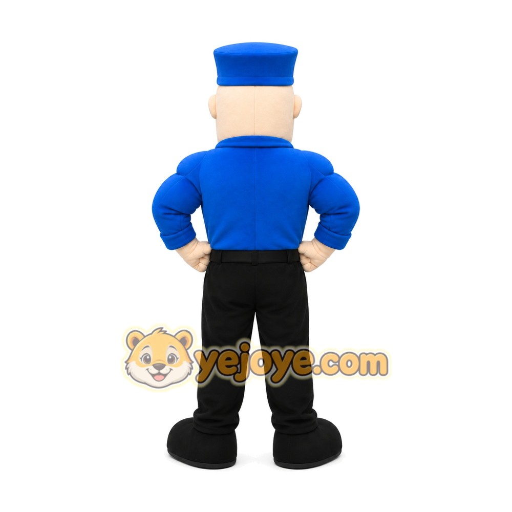 Strongman Mascot Costume for Adults Custom Logo Party Character Suit