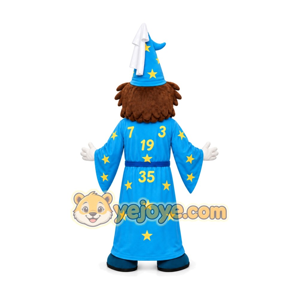 Wizard Mascot Costume for Adults Custom Logo Party Character Suit Wizard Mascot Costume for Adults Custom Logo Party Character Suit