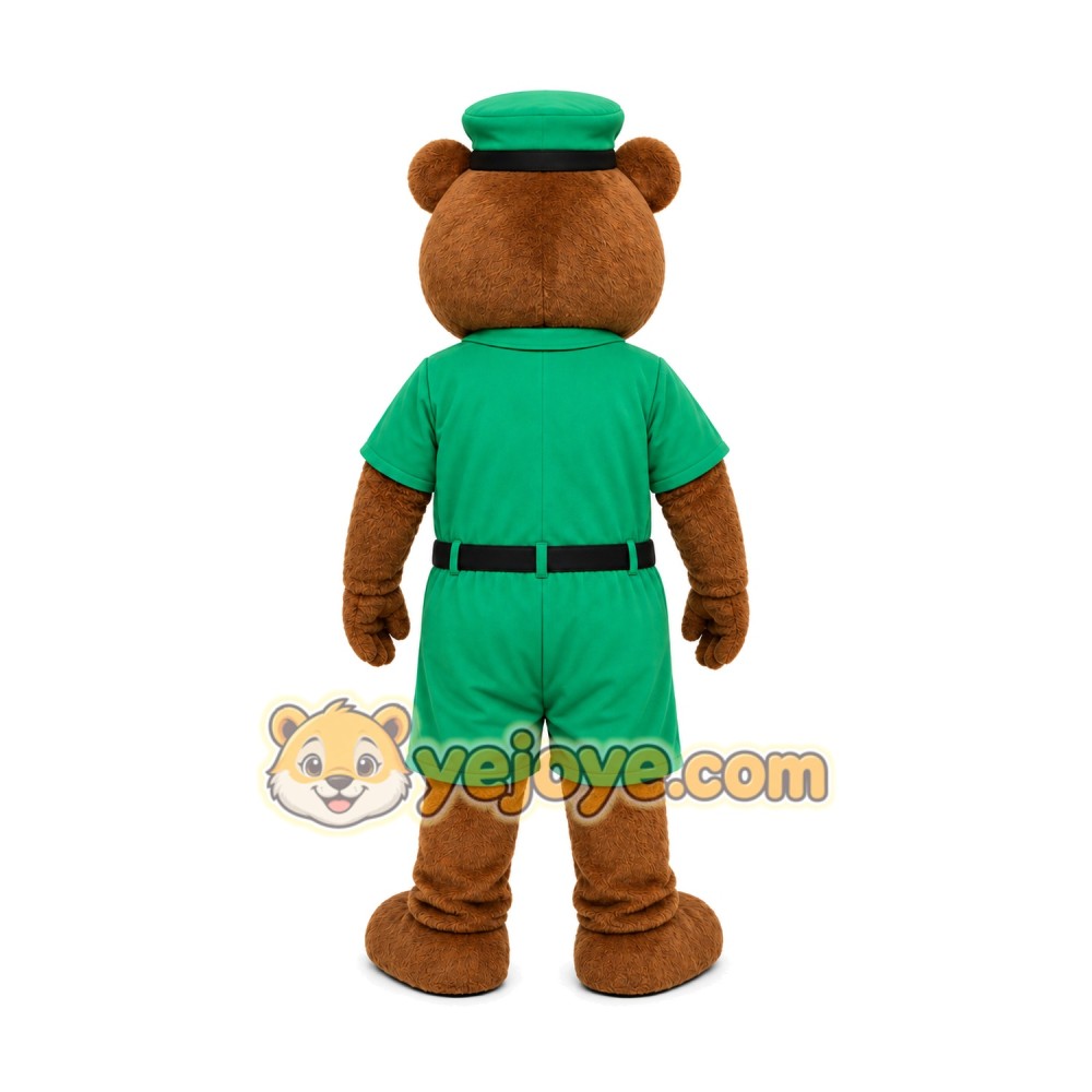 Bear Mascot Costume for Adults Custom Logo Party Character Suit