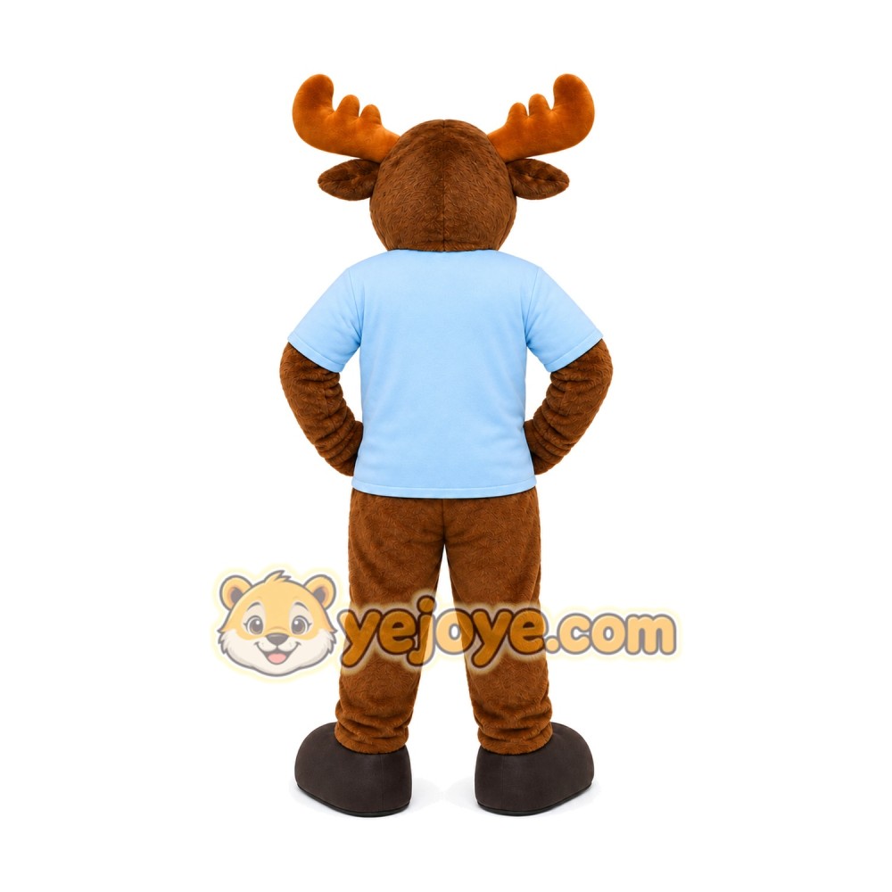 Moose Mascot Costume for Adults Custom Logo Party Character Suit