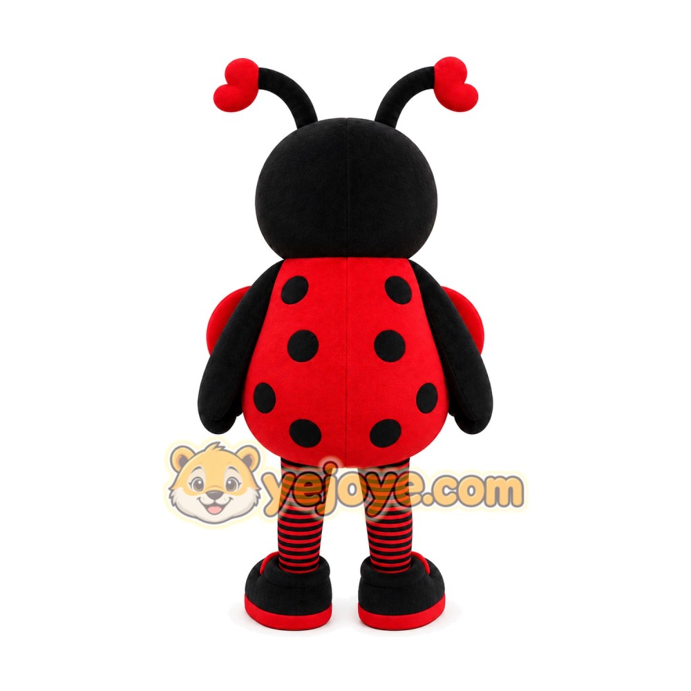 Ladybug Mascot Costume for Adults Custom Logo Party Character Suit Ladybug Mascot Costume for Adults Custom Logo Party Character Suit