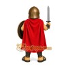 Armored Warrior with Sword and Shield Mascot Costume for Adults Custom Logo Party Character Suit