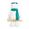 Bear Mascot Costume for Adults Custom Logo Party Character Suit