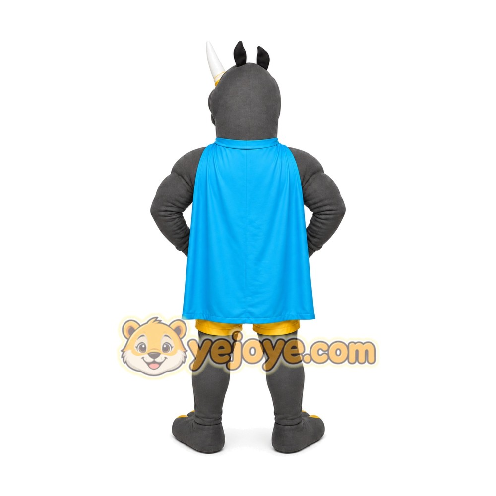 Rhino Mascot Costume for Adults Custom Logo Party Character Suit Rhino Mascot Costume for Adults Custom Logo Party Character Suit
