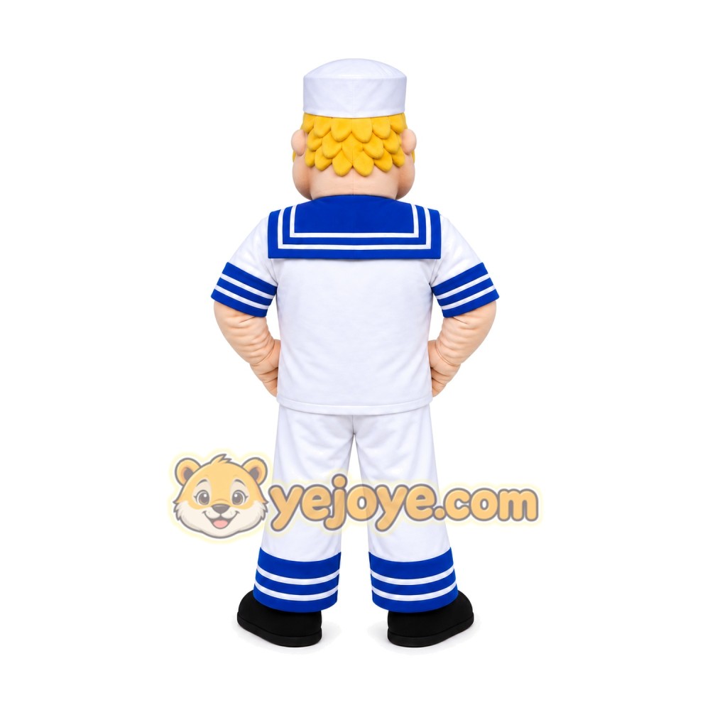 Sailor Mascot Costume for Adults Custom Logo Party Character Suit