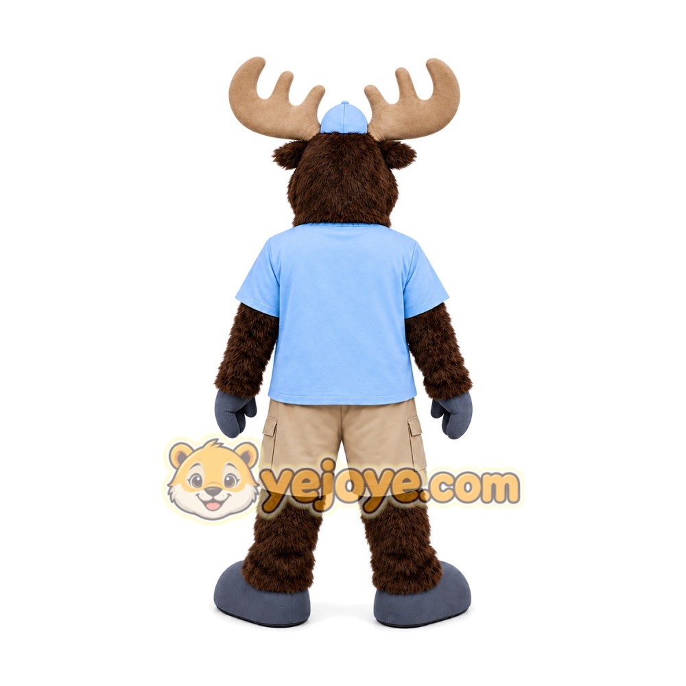 Moose Mascot Costume for Adults Custom Logo Party Character Suit Moose Mascot Costume for Adults Custom Logo Party Character Suit