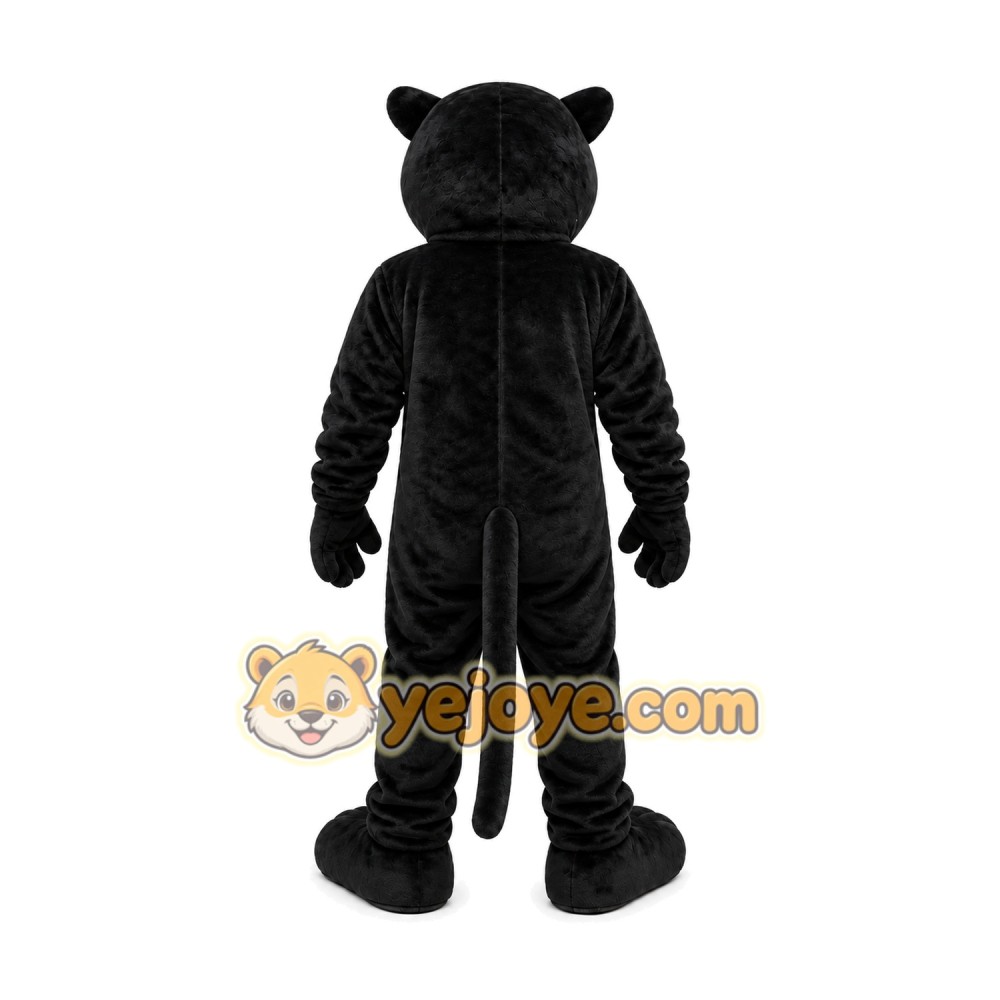 Black Panther Mascot Costume for Adults Custom Logo Party Character Suit