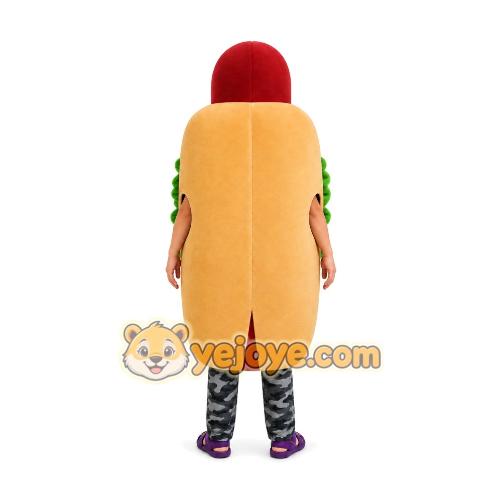 Hot Dog Mascot Costume for Adults Custom Logo Party Character Suit Hot Dog Mascot Costume for Adults Custom Logo Party Character Suit