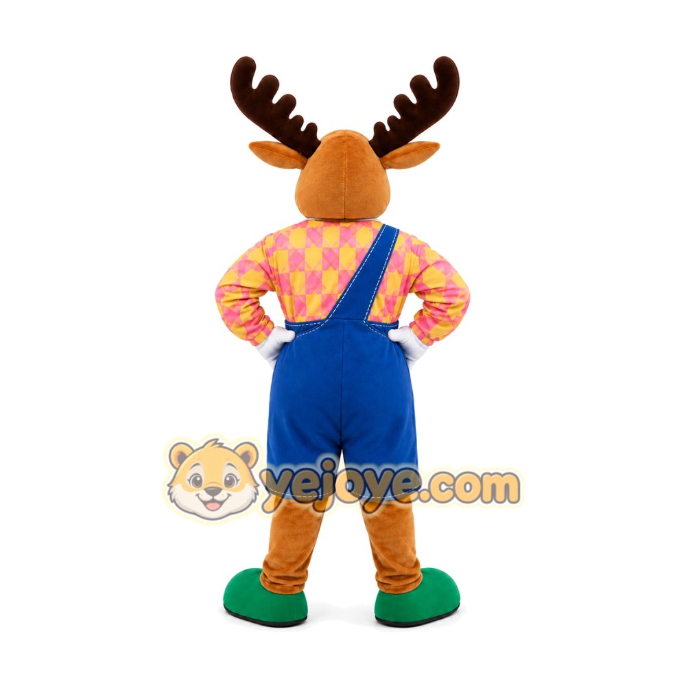 Moose Mascot Costume for Adults Custom Logo Party Character Suit Moose Mascot Costume for Adults Custom Logo Party Character Suit