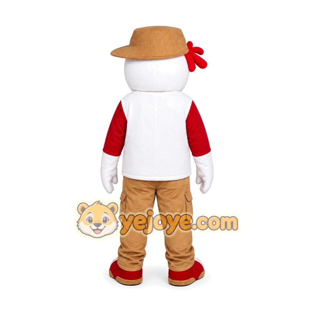 Chicken Mascot Costume for Adults Custom Logo Party Character Suit