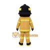 Firefighter Mascot Costume for Adults Custom Logo Party Character Suit