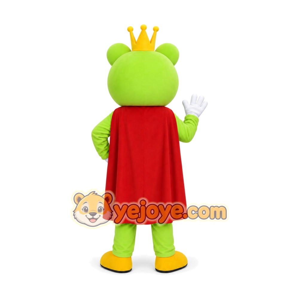 Frog Mascot Costume for Adults Custom Logo Party Character Suit