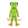 Frog Mascot Costume for Adults Custom Logo Party Character Suit