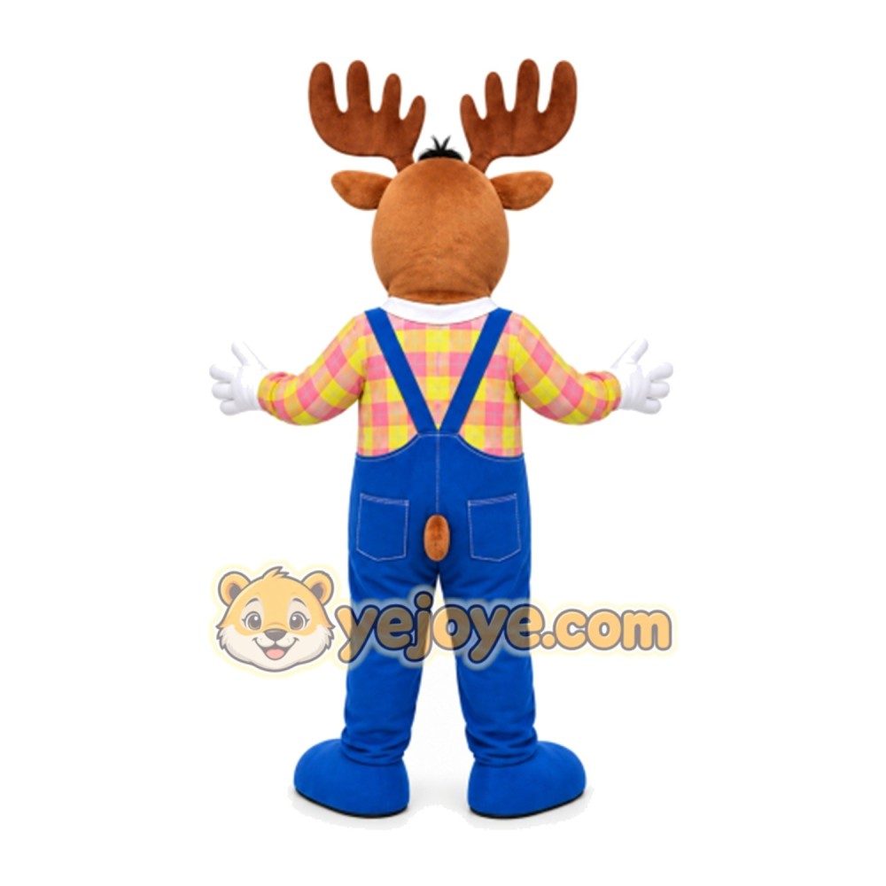 Moose Mascot Costume for Adults Custom Logo Party Character Suit