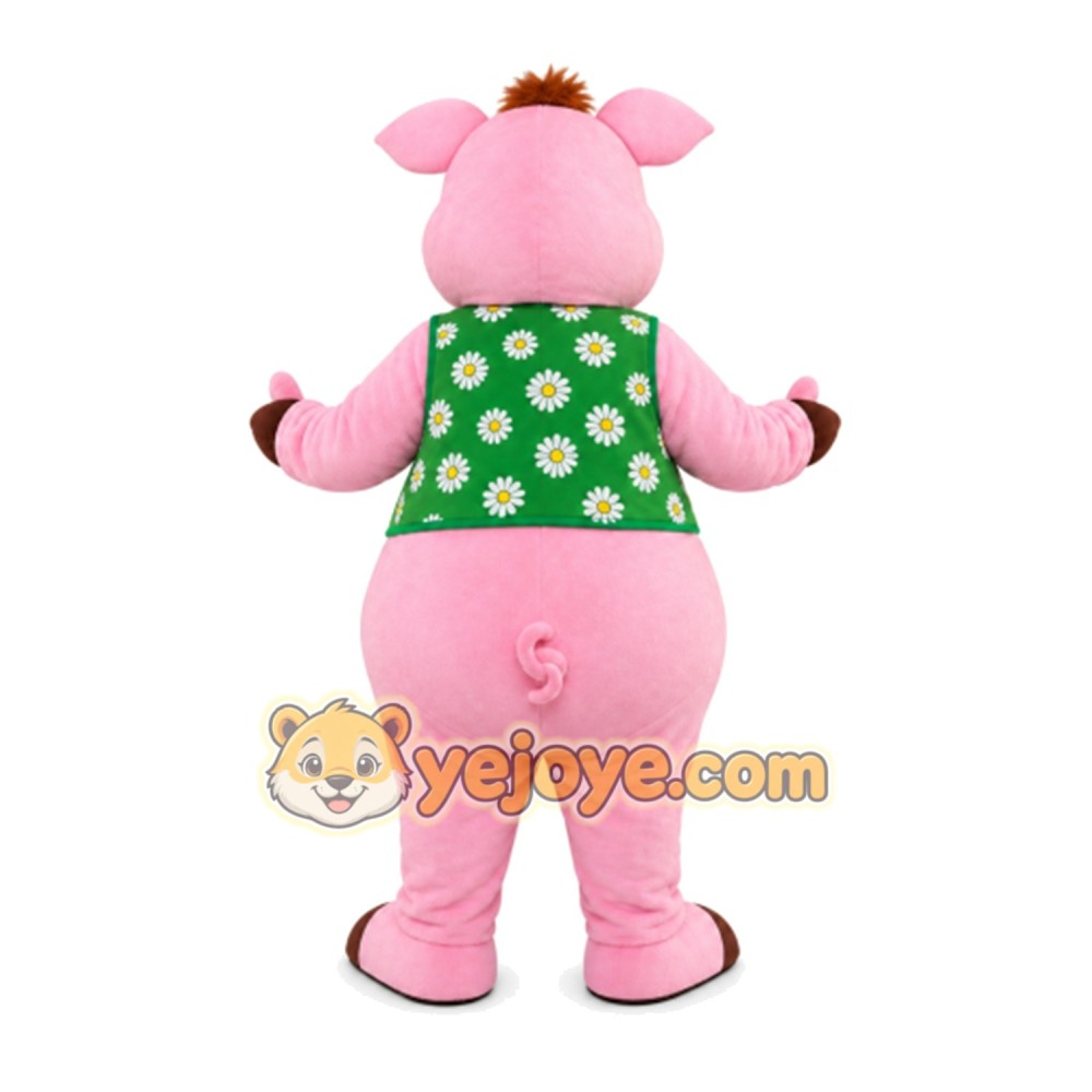 Pig Mascot Costume for Adults Custom Logo Party Character Suit