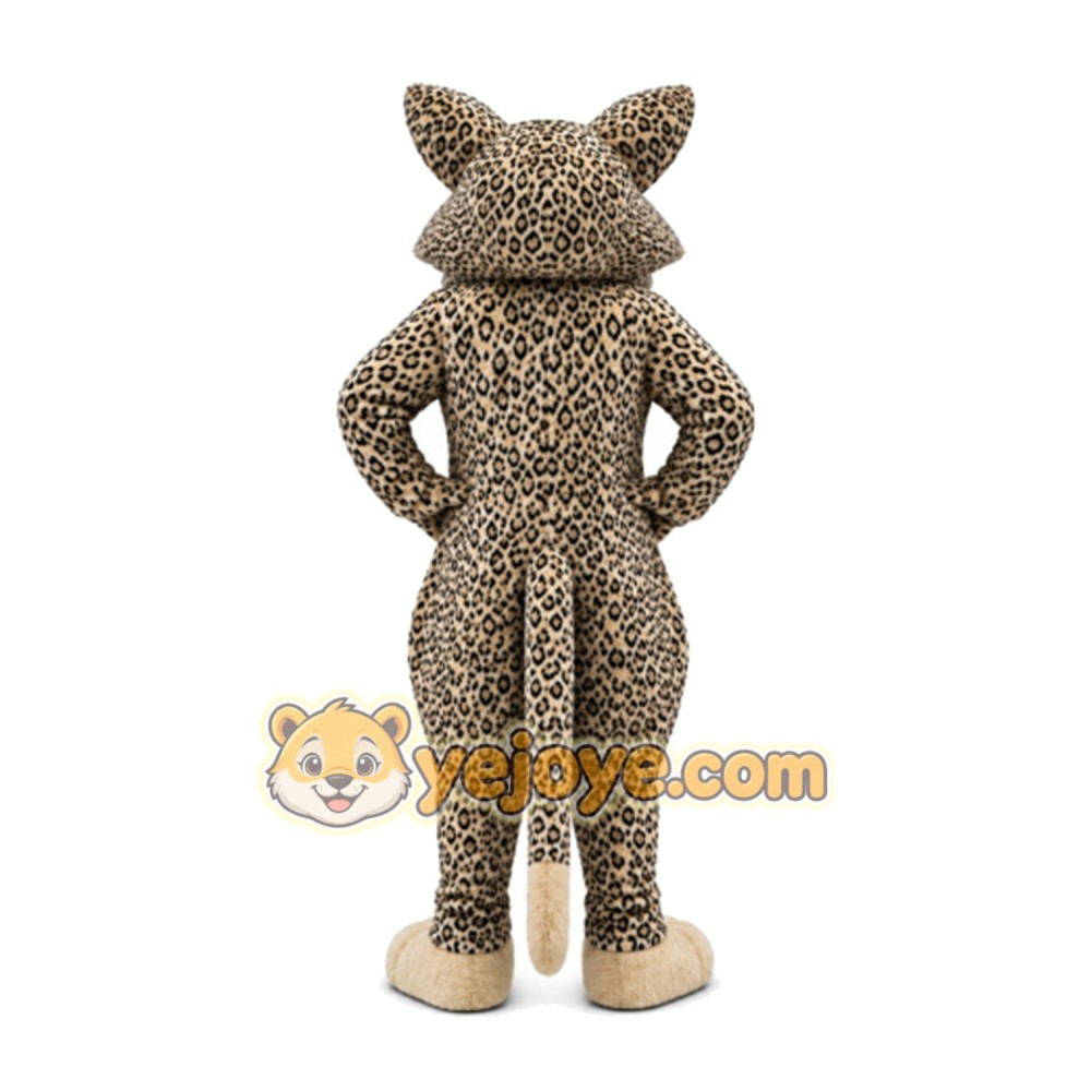 Leopard Mascot Costume for Adults Custom Logo Party Character Suit