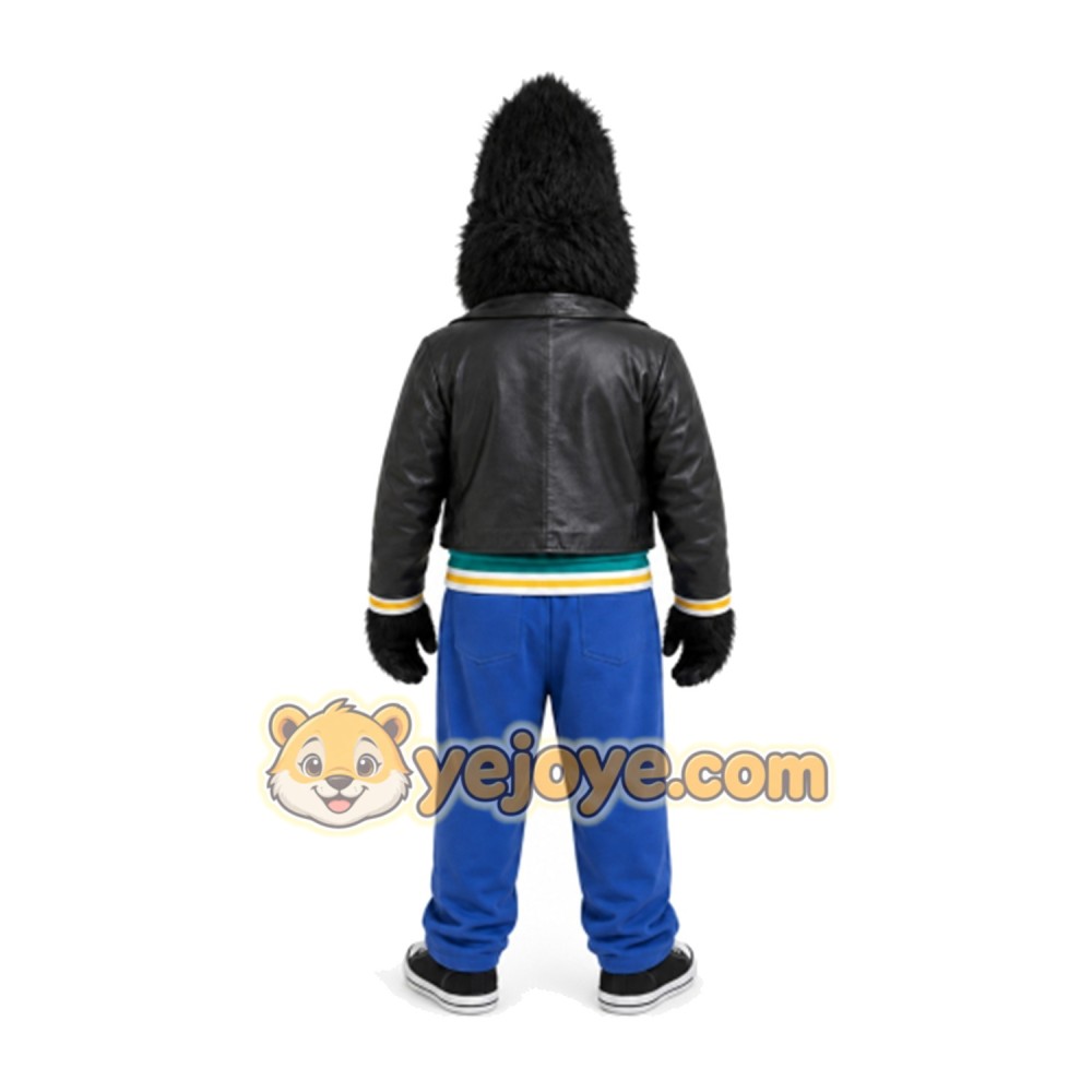Gorilla Mascot Costume for Adults Custom Logo Party Character Suit