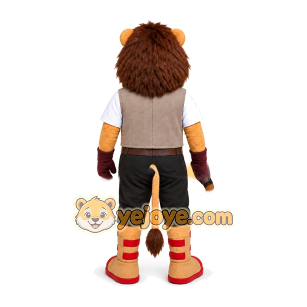 Lion Mascot Costume for Adults Custom Logo Party Character Suit Lion Mascot Costume for Adults Custom Logo Party Character Suit