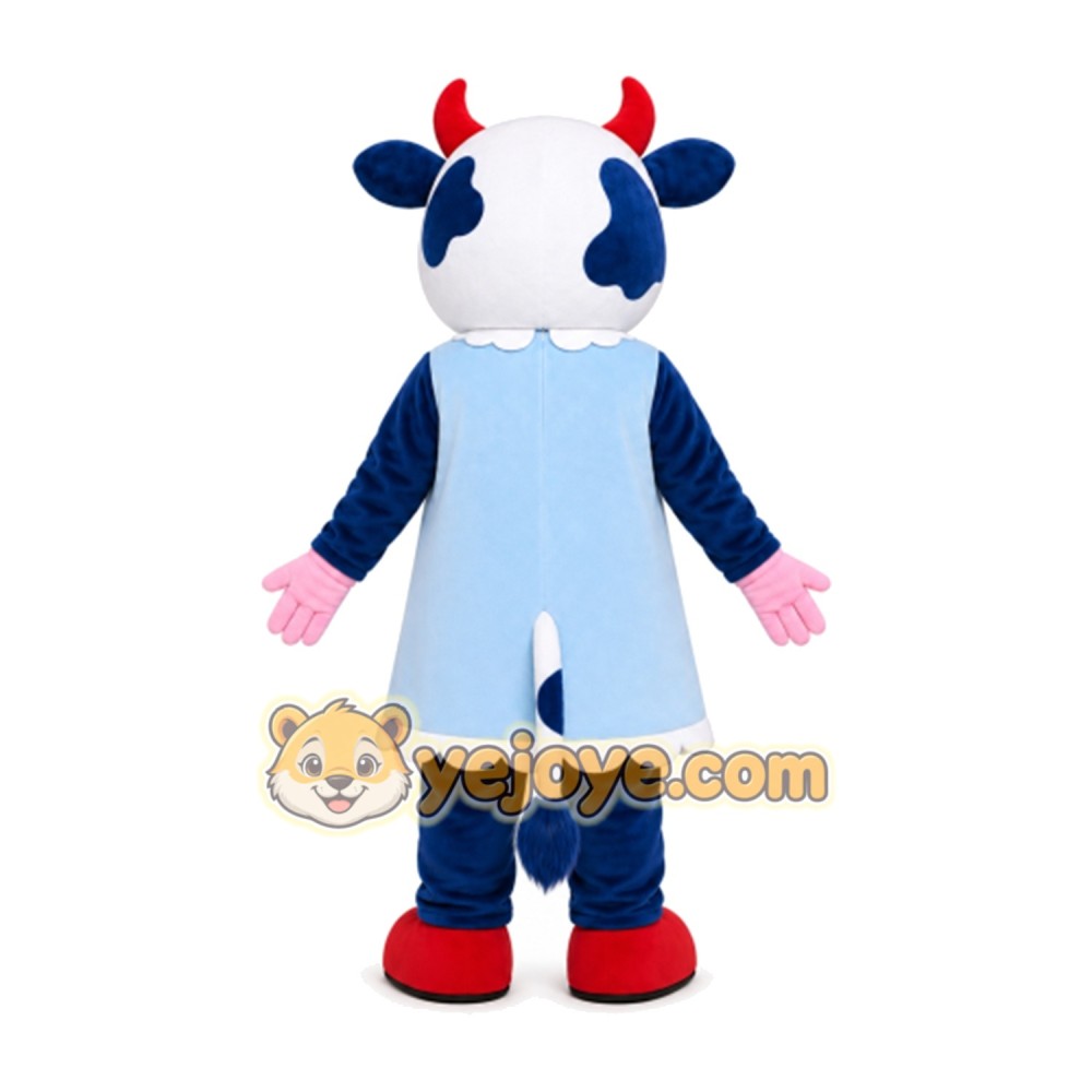 Cow Mascot Costume for Adults Custom Logo Party Character Suit