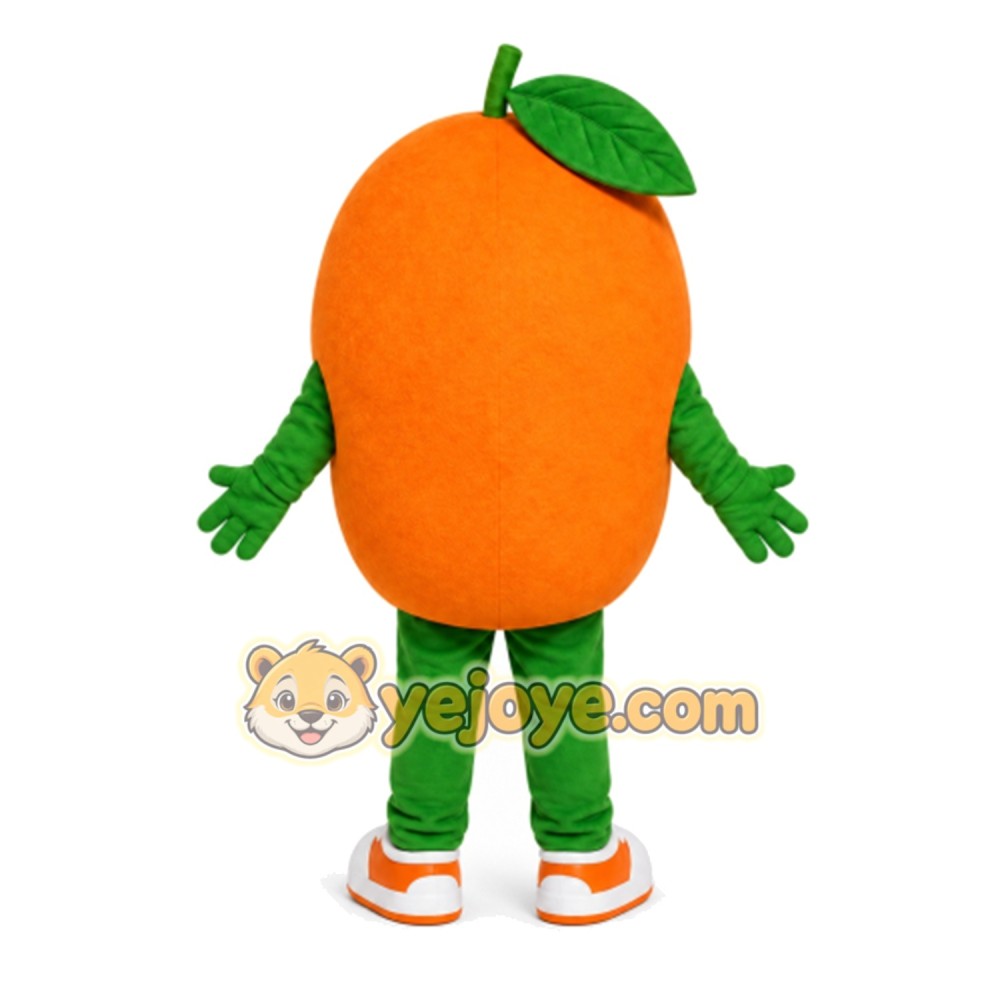 Orange Mascot Costume for Adults Custom Logo Party Character Suit