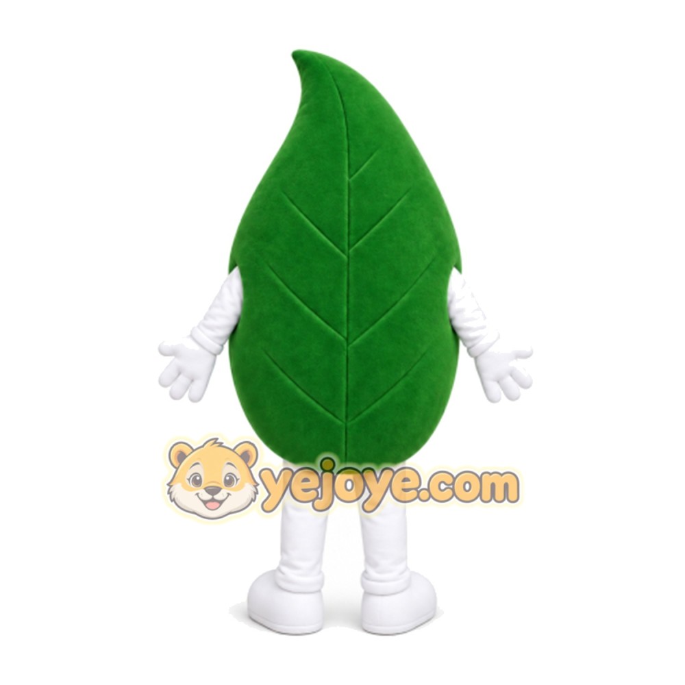 Leaf Mascot Costume for Adults Custom Logo Party Character Suit Leaf Mascot Costume for Adults Custom Logo Party Character Suit